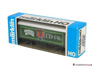 Marklin H0 4436 V2 Bier Wagen DINKELACKER und CD-Pils - Modeltreinshop