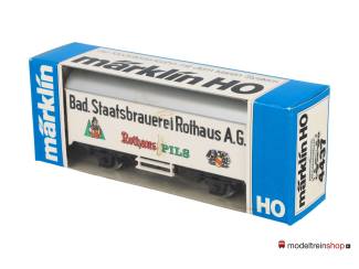 Marklin H0 4437 V02 Bierwagen ROTHAUS - Modeltreinshop