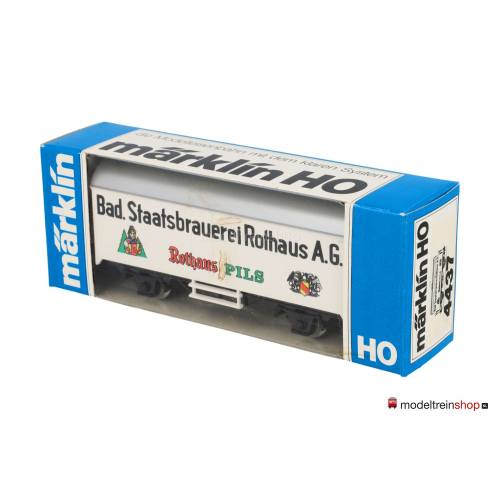 Marklin H0 4437 V02 Bierwagen ROTHAUS - Modeltreinshop