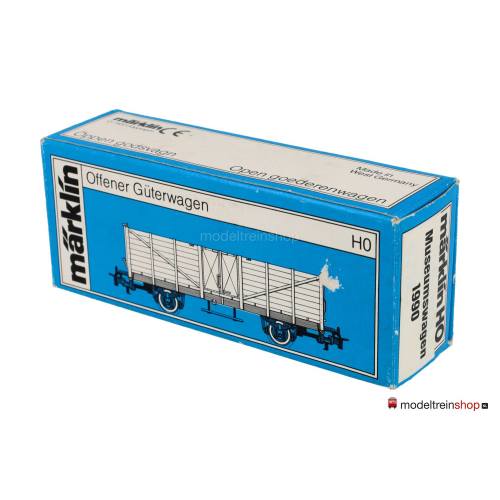 Marklin H0 84795 Open goederenwagen Museum Wagen 1990 - Modeltreinshop