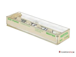 Merten N 2408 10 paarden zwart en wit - Modeltreinshop