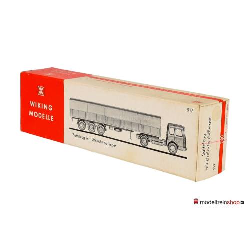 Wiking H0 517 MAN vrachtwagencombinatie met drie-assige aanhangwagen - Modeltreinshop