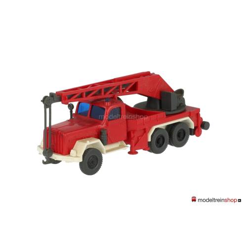 Wiking H0 630 Magirus Uranus 250 A kraanwagen KW 15 Wetzlar brandweer - Modeltreinshop