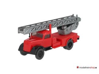 Wiking H0 862-18 Opel Blitz Ladder wagen Brandweer - Modeltreinshop