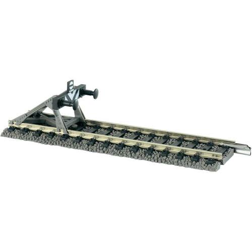 Fleischmann Profi rails 6116 rechte rail met stootblok 105 mm - Modeltreinshop