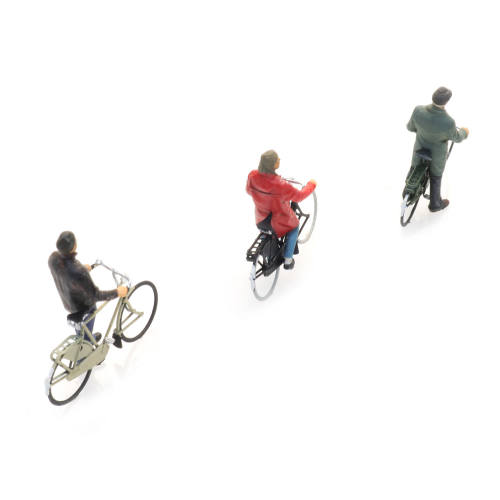 Artitec H0 5870018 Wachtende fietsers 3x - Modeltreinshop