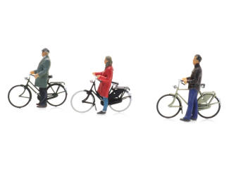 Artitec H0 5870018 Wachtende fietsers 3x - Modeltreinshop