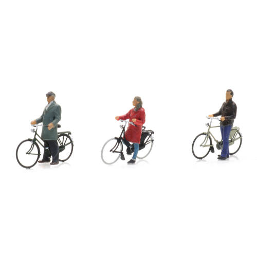 Artitec H0 5870018 Wachtende fietsers 3x - Modeltreinshop