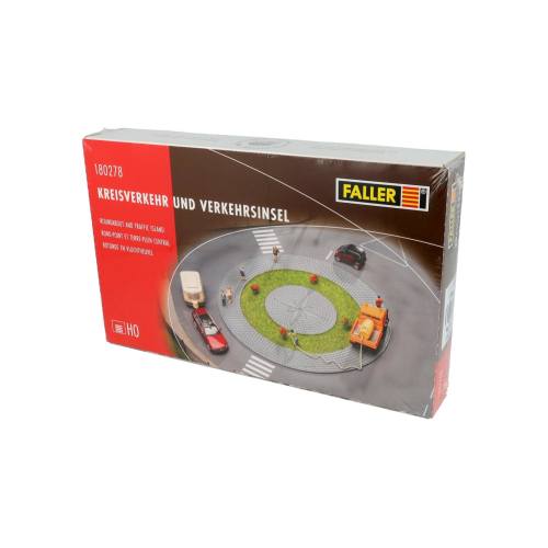 Faller HO 180278 Rotonde en vluchtheuvel - Modeltreinshop