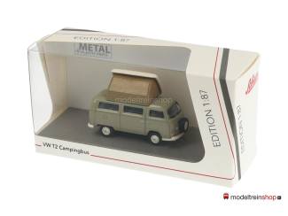 Schuco H0 26708 VW T2a Camper beige - Modeltreinshop