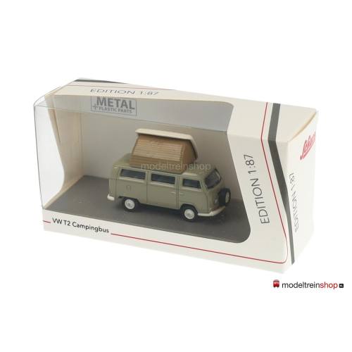 Schuco H0 26708 VW T2a Camper beige - Modeltreinshop