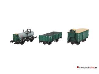 Trix H0 23535 set van 3 goederenwagons van de K.W.St.E. - Modeltreinshop