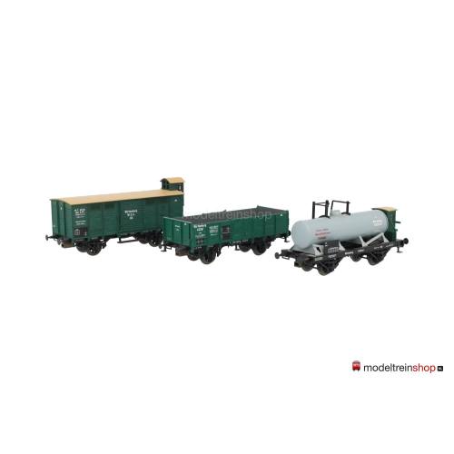 Trix H0 23535 set van 3 goederenwagons van de K.W.St.E. - Modeltreinshop