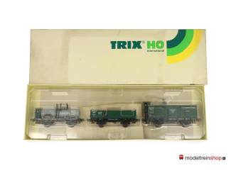 Trix H0 23535 set van 3 goederenwagons van de K.W.St.E. - Modeltreinshop