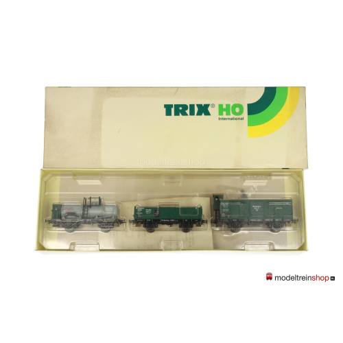 Trix H0 23535 set van 3 goederenwagons van de K.W.St.E. - Modeltreinshop