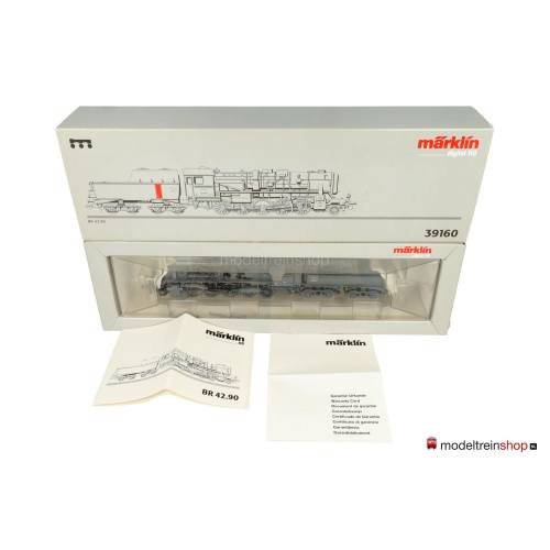 Marklin H0 39160 Goederentreinlocomotief met getrokken tender BR 42.90 Franco-Crosti - Modeltreinshop