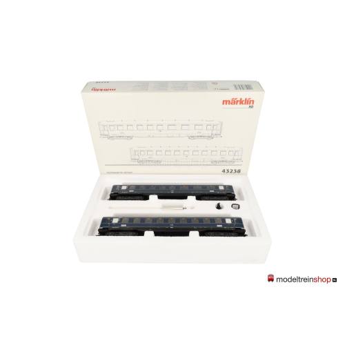 Marklin H0 43238 2-delige set sneltreinrijtuigen "Rheingold" - Modeltreinshop