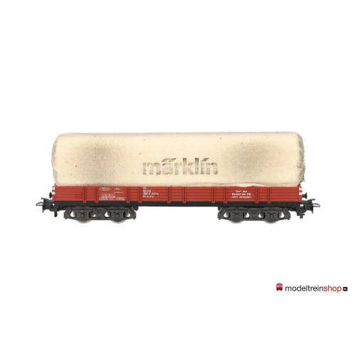 Marklin H0 4475 V01 Lageboodwagen 4 assig met huif - Modeltreinshop