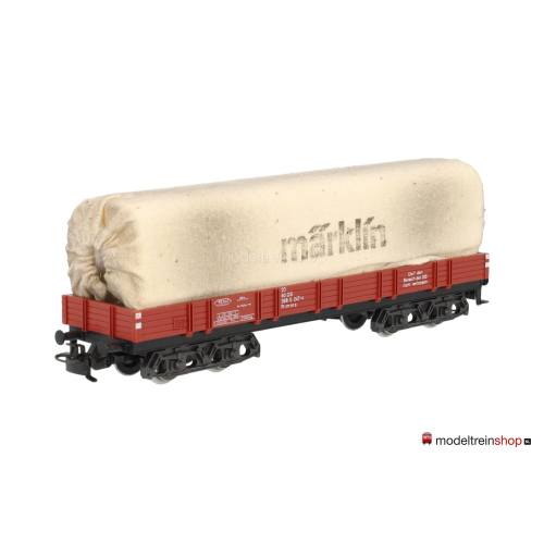 Marklin H0 4475 V01 Lageboodwagen 4 assig met huif - Modeltreinshop