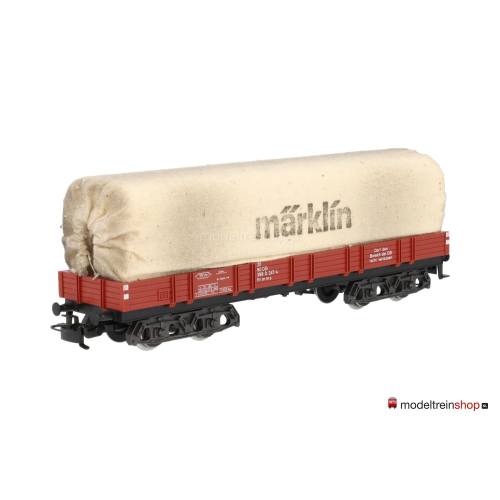 Marklin H0 4475 V01 Lageboodwagen 4 assig met huif - Modeltreinshop