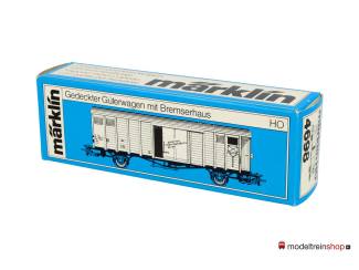 Marklin H0 4698 V1 Gesloten Goederenwagen met Remhuisje - Modeltreinshop