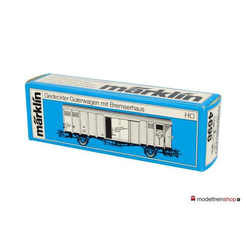 Marklin H0 4698 V1 Gesloten Goederenwagen met Remhuisje - Modeltreinshop