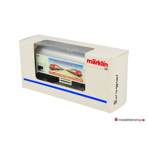 Marklin H0 4415 - Gesloten goederenwagen Eurospoor 1995 - Modeltreinshop