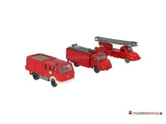 Wiking HO 3 Brandweerwagens - Modeltreinshop