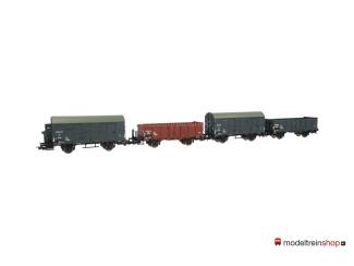 Liliput H0 L230106 4-delige goederenwagenset van de NS - Modeltreinshop