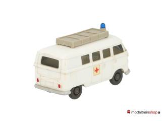 Wiking H0 320 Volkswagen T1 Bus Rode Kruis DRK met opbouw - Modeltreinshop