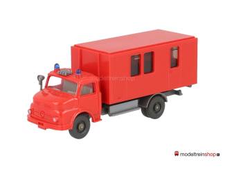 Wiking H0 629 Mercedes-Benz LAF 1113 wissellaadbak Vrijwillige brandweer - Modeltreinshop