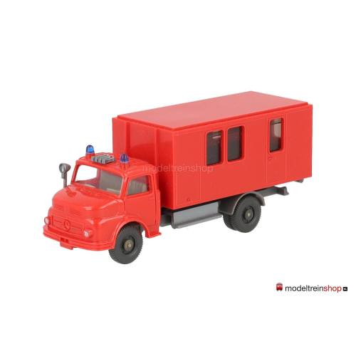 Wiking H0 629 Mercedes-Benz LAF 1113 wissellaadbak Vrijwillige brandweer - Modeltreinshop