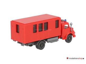 Wiking H0 629 Mercedes-Benz LAF 1113 wissellaadbak Vrijwillige brandweer - Modeltreinshop