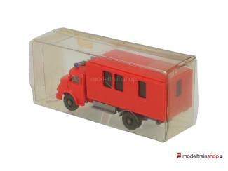 Wiking H0 629 Mercedes-Benz LAF 1113 wissellaadbak Vrijwillige brandweer - Modeltreinshop