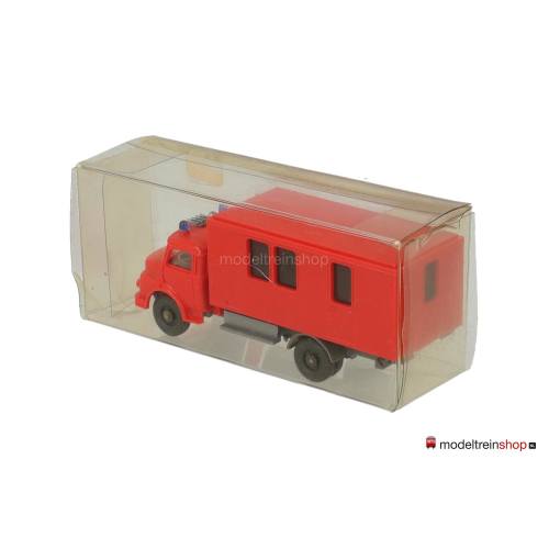 Wiking H0 629 Mercedes-Benz LAF 1113 wissellaadbak Vrijwillige brandweer - Modeltreinshop