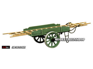 Artitec H0 387.24 Ladderwagen groen kant en klaar resin, geverfd - Modeltreinshop