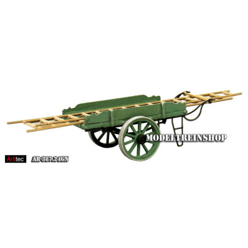 Artitec H0 387.24 Ladderwagen groen kant en klaar resin, geverfd - Modeltreinshop