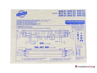 Liliput H0 842 Personenrijtuigset van de DRG - Modeltreinshop