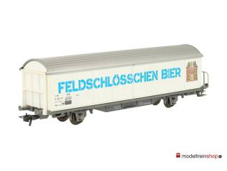 Roco H0 4340C gesloten goederenwagens Bierwagen Feldschlössen Bier van de SBB - Modeltreinshop