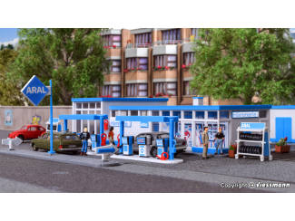 Kibri HO 38541 ARAL tankstation - Modeltreinshop