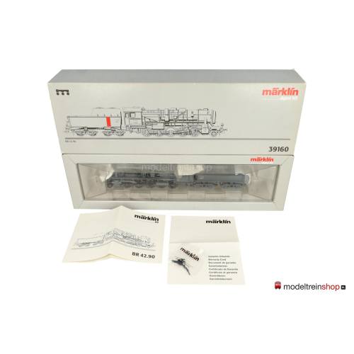 Marklin H0 39160 Goederentreinlocomotief met getrokken tender BR 42.90 Franco-Crosti - Modeltreinshop