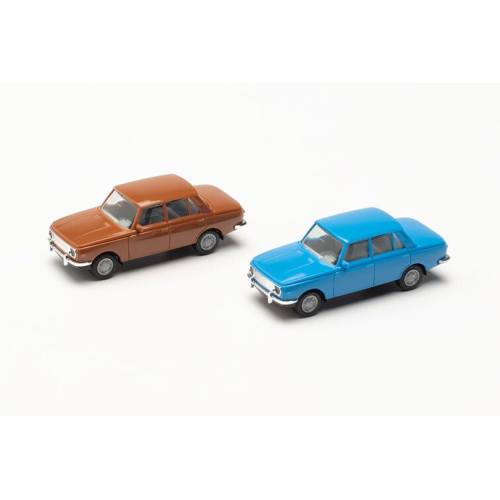 Herpa H0 013918 Wartburg 353 `66, 2 st. (Minikit) - Modeltreinshop