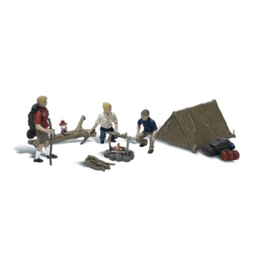 Woodland H0 1917 Kampeerders - Modeltreinshop