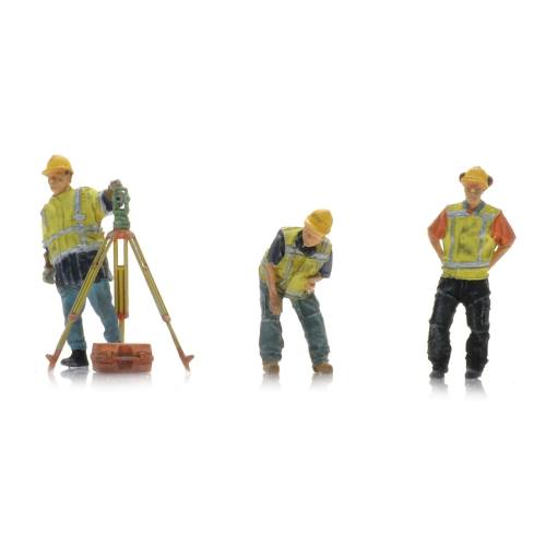 Artitec H0 5870038 Baanwerkers met theodoliet vanaf 1990 (3x) - Modeltreinshop