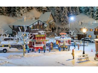 Faller HO 134001 2 kerstmarktkrampjes - Modeltreinshop