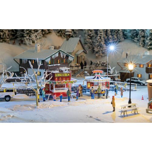 Faller HO 134001 2 kerstmarktkrampjes - Modeltreinshop