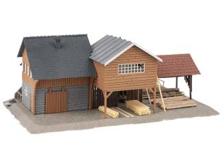 Faller HO 190138 Promotieset voor houtzagerij - Modeltreinshop