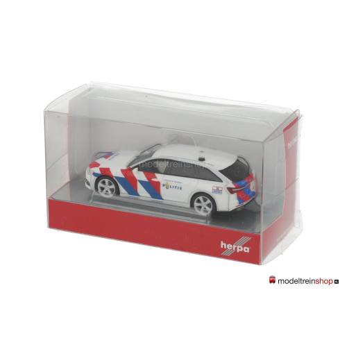 Herpa H0 955027Audi A6 Avant Politie 2022 (NL) - Modeltreinshop