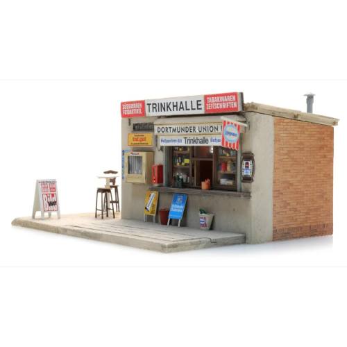 Artitec H0 10.416 Duitse Trinkhalle bouwpakket uit resin, ongeverfd - Modeltreinshop