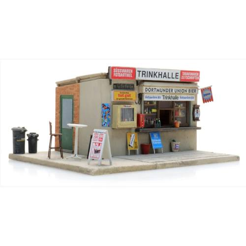 Artitec H0 10.416 Duitse Trinkhalle bouwpakket uit resin, ongeverfd - Modeltreinshop